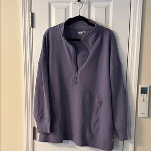 Maurices Purple Quarter-Zip Pullover